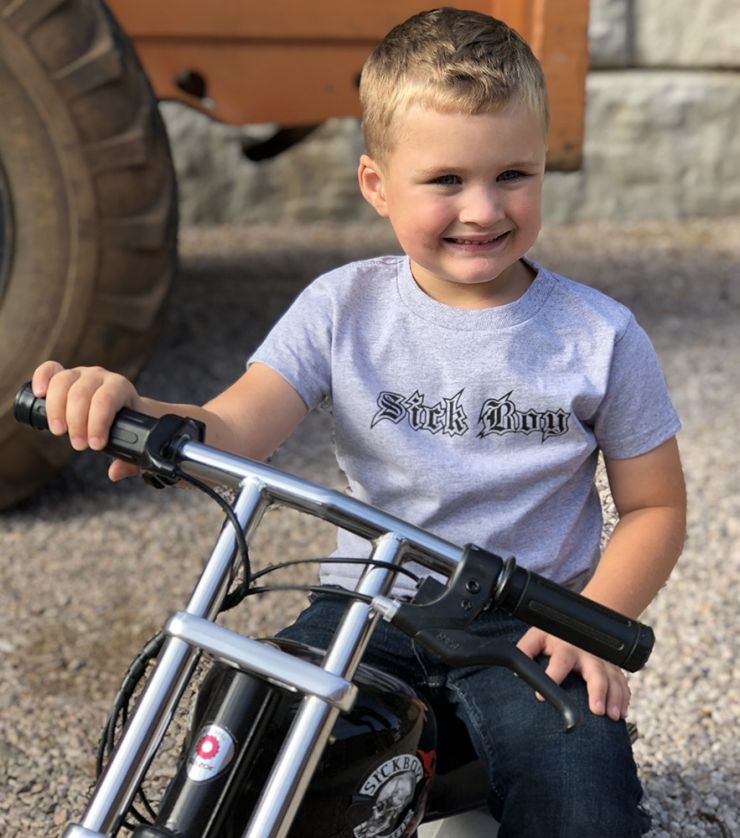 Kid's Sick Boy Grey T-shirt