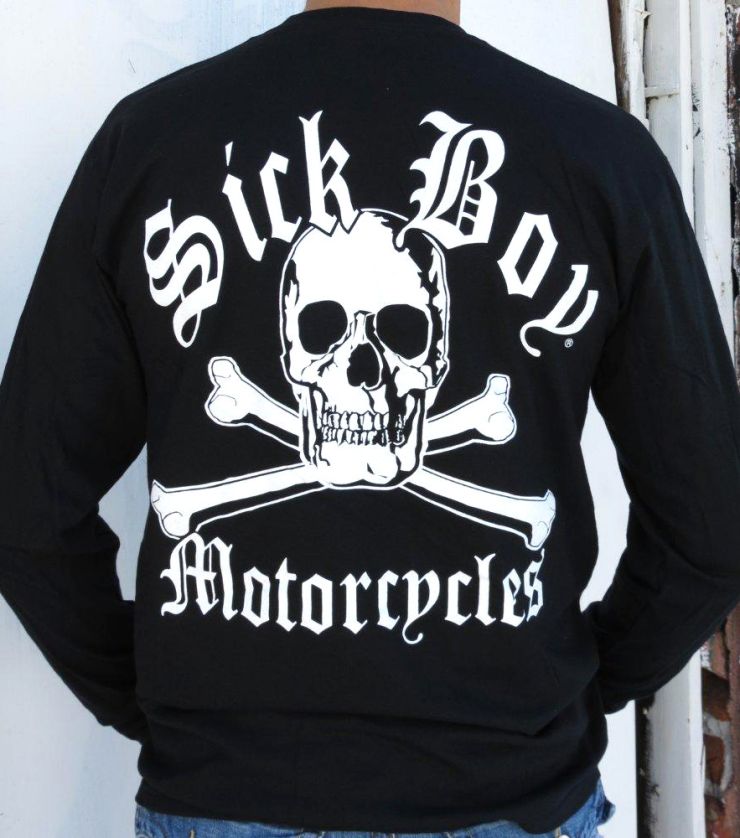 Sick Boy Black "I Am a Sick Boy" Men's Long Sleeve T-shirt