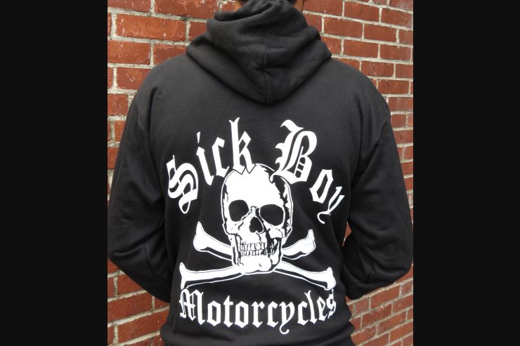 Sick Boy Black Hooded Men's Sweatshirt