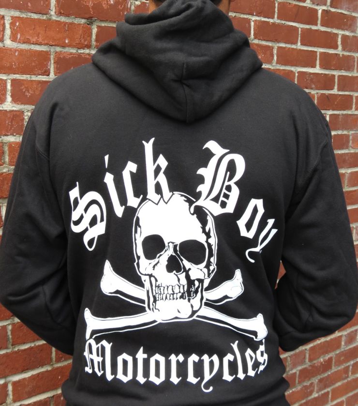 Sick Boy Black Hooded Men's Sweatshirt