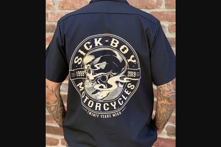 Sick Boy 20th Anniversary Logo Work Shirt