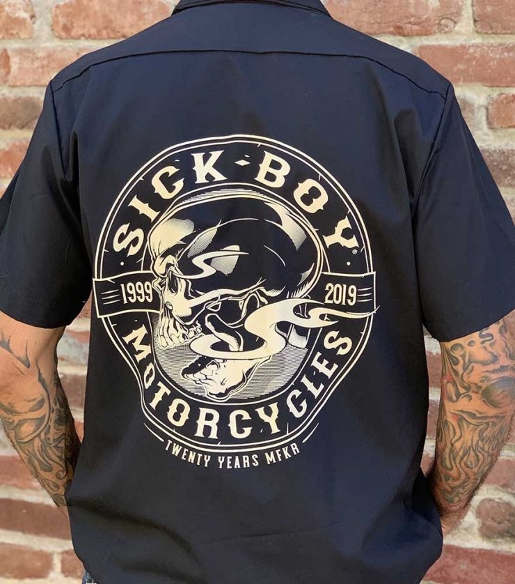 Sick Boy 20th Anniversary Logo Work Shirt