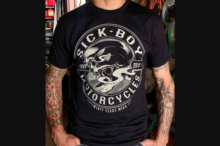 Sick Boy 20th Anniversary Logo Tee