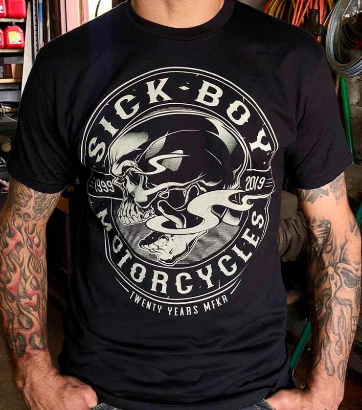 Sick Boy 20th Anniversary Logo Tee