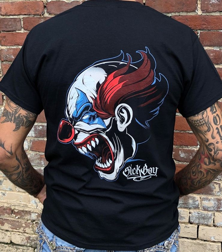 Sick Boy Clown Black T-Shirt