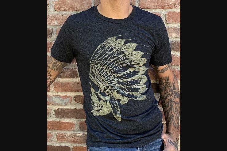 Sick Boy Deadwood Indian Black Heather T-shirt