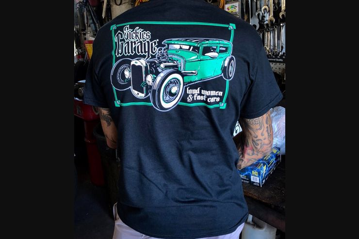 Sickies Garage Loud Women Fast Cars T-Shirt