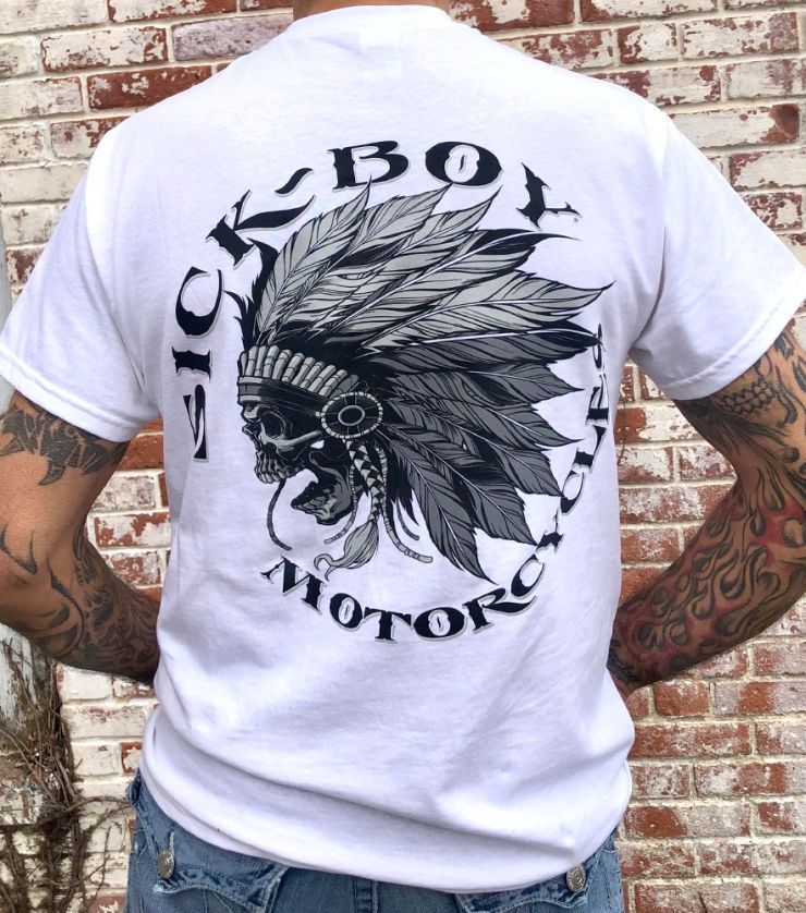 Sick Boy White Indian T-Shirt